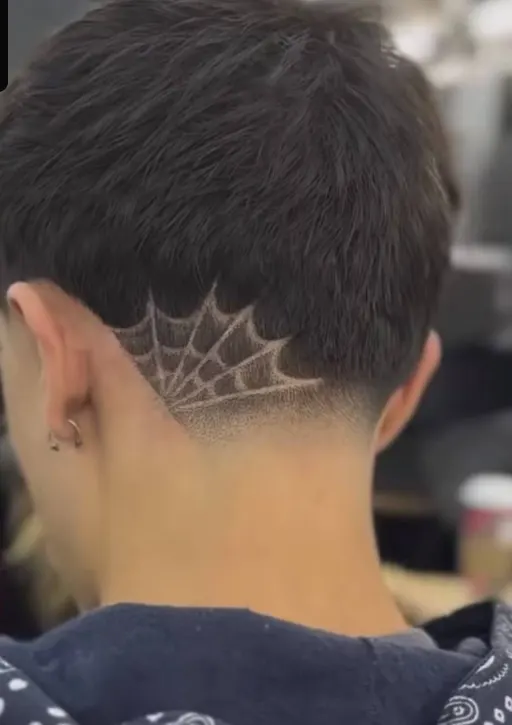 Muestra de cortes de pelo realizados en la barbería