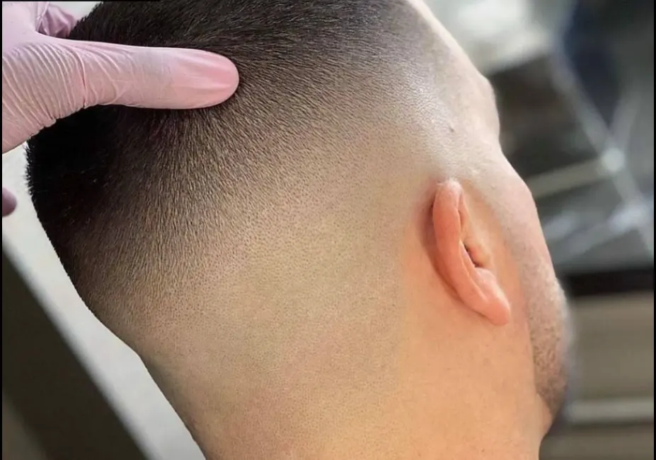 Muestra de cortes de pelo realizados en la barbería