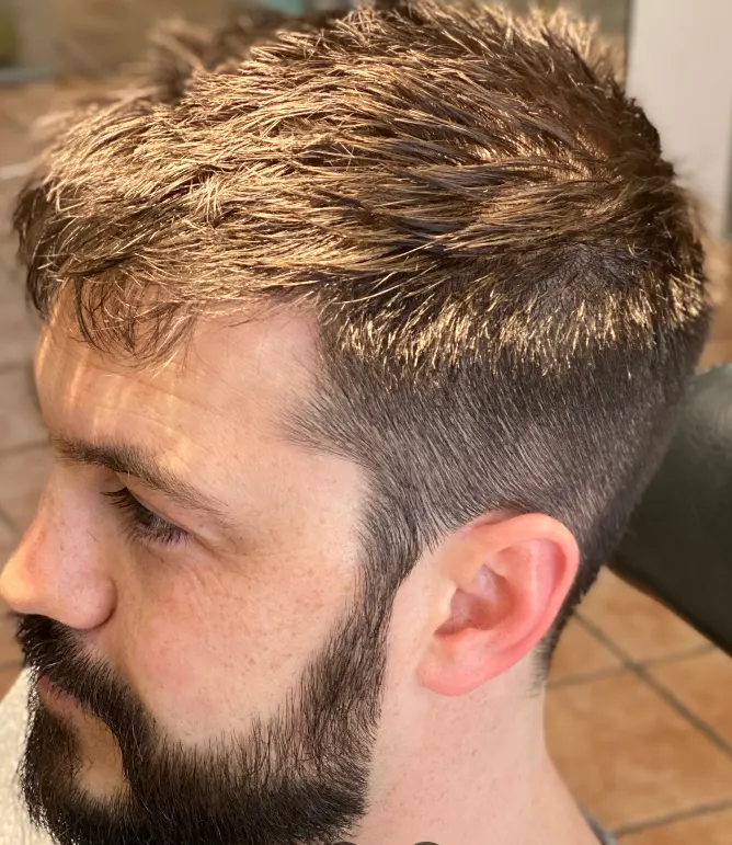 Corte de pelo realizado en Barberia Alabama